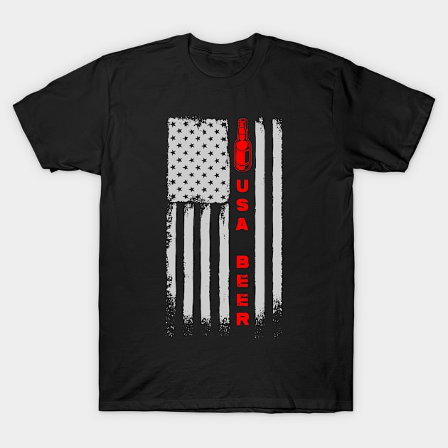 USA BEER T-Shirt by indigosstuff